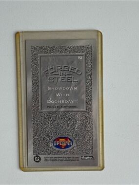 Skybox 1994 Superman the Man of Steel Platinum Series Card DC FS3 Doomsday
